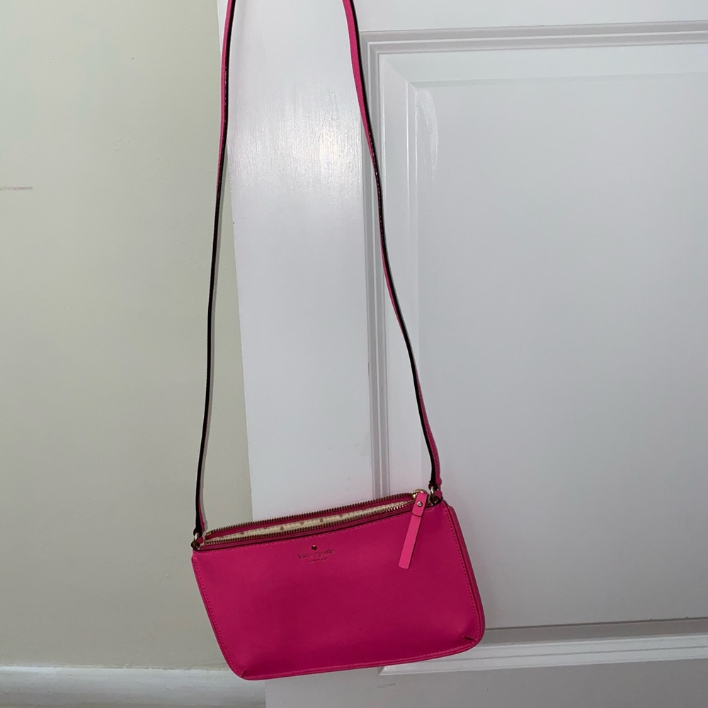 Kate Spade Hot Pink/Rose Small Cross Body ♠️💕👛